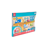 Hape - Puzzle - Véhicules de construction