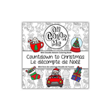 Oh Color Me - Mini livre de coloriage de L'Avent - Le décompte de Noël