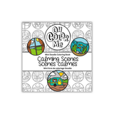Oh Color Me - Mini livre de coloriage - Scènes Calmes