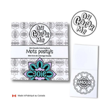 Oh Color Me - Mini livre de coloriage - Mots positifs