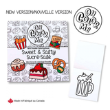 Oh Color Me - Mini livre de coloriage - Sucré-Salé