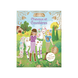 Auzou - Mes autocollants créatifs - Chevaux et cavalières