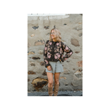 Rose Maternité - Cardigan Katherine - Cacao Fleuri