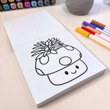 Oh Color Me - Mini livre de coloriage - Thérapie par le jardin