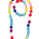 Ensemble de collier et de bracelet perlé boule de gomme (2 pcs)