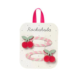 Rockahula - Hair Clips - Cherry Kiss Stripy