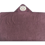Perlimpinpin - Serviette à capuchon ENFANT - Hibou