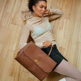 Lambert - Le Vivienne - Sac à dos 3-en-1 en cuir vegan - Hazelnut
