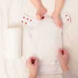 La Petite Ourse - Bambou - Feuillets de fond de couche (100 feuilles)