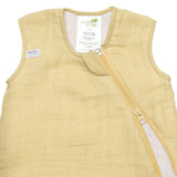 Perlimpinpin - Cotton Muslin Sleep Sack - Solid - Lemon