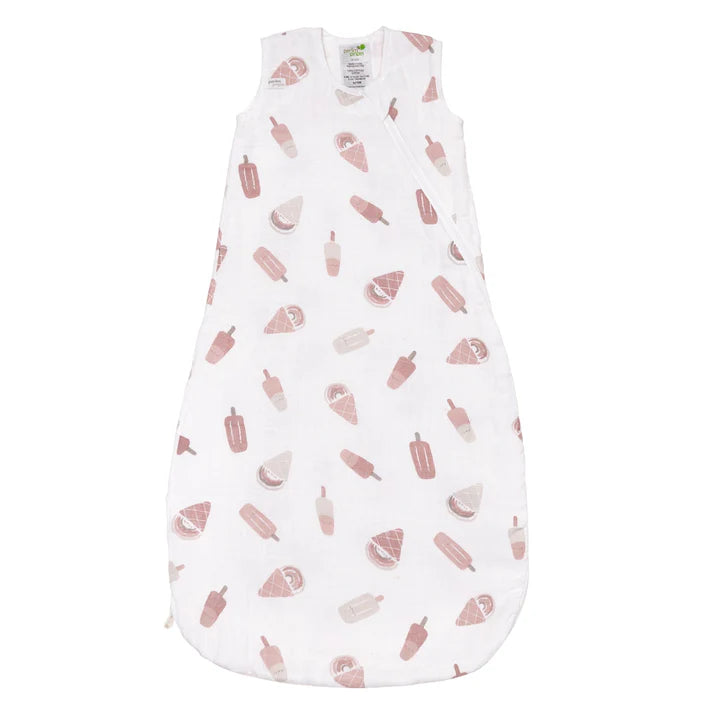 Perlimpinpin - Sac de nuit Mousseline Coton - Crème Glacée