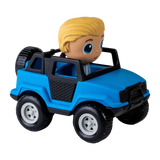 Flek - Blue all-terrain vehicle with figure - Charlie