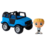 Flek - Blue all-terrain vehicle with figure - Charlie
