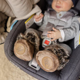 Petit Coulou - Minky Winter Slippers - Mocha