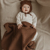Petit Coulou - Coffret Cadeau Ourson Sherpa - 0-6 mois - Brun
