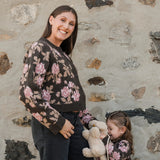 Rose Maternité - Cardigan Katherine - Cacao Fleuri