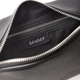 Lambert - Le Sammy - Sac banane en cuir vegan - Noir