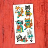 Pico - Temporary Tattoos - Animal Superheroes