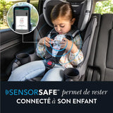 Evenflo - Siège d’Auto 2-en-1 Rotatif Slim Revolve 360 GOLD avec SensorSafe - Noir Obsidian
