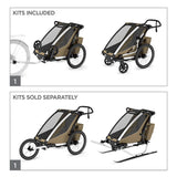 Thule - Chariot Cross 2- Simple - Faded Khaki