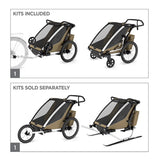 Thule - Chariot Cross 2- Double - Faded Khaki