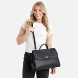 Lambert - Le Vivienne - Sac à dos 3-en-1 en cuir vegan - Noir