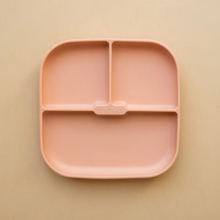 Minika - Assiette en silicone avec succion