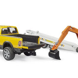 Bruder - RAM Rental Service with mini excavator