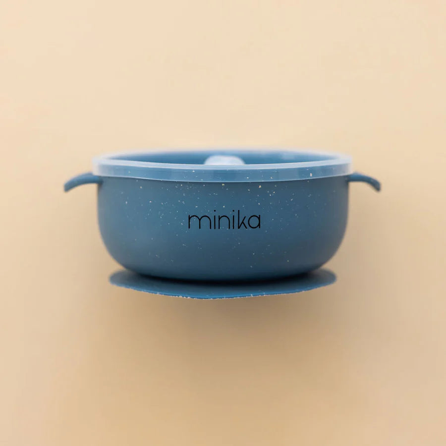 Minika - Bol en silicone avec couvercle