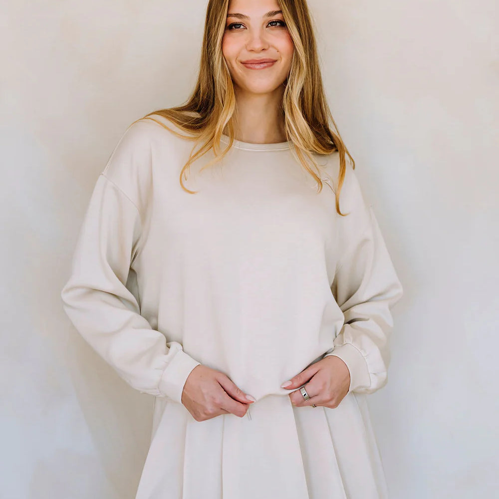 Rose Maternité - Sweatshirt Angela - Avoine