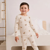 Petit Lem - Pyjama 2 pièces LunaKnit - Vaches Écossaises