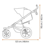 DÉMONSTRATEUR -Thule - Poussette Urban Glide 3 - Mid Blue