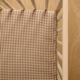 Minika - Organic cotton fitted sheet - Caramel